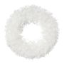 Deko Kranz Eiskristalle VIKRA, gefroren, weiß, Ø25cm