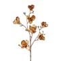 Kunstblumen Zweig Magnolie JESTER, altgold, 105cm