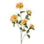 Künstlicher Rhododendron Zweig MALISSA, hellorange, 120cm