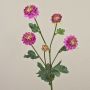 Künstliche Chrysantheme RYON, lila, 70cm, Ø3-5cm