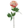 Kunst Pfingstrose TALFY, rosa-creme, 65cm, Ø10cm