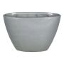 Keramik Topf für Orchideen RODISA, oval, grau, 32x14,5x22,5cm