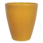 Vase TEHERAN PALAST aus Keramik, ockergelb, 17cm, Ø13,5cm