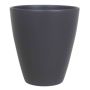 Vase TEHERAN PALAST aus Keramik, anthrazit-matt, 17cm, Ø13,5cm
