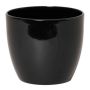 Keramiktopf für Pflanzen klein TEHERAN BASAR, schwarz, 6,5cm, Ø8,5cm