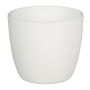 Topf für Pflanzen Keramik TEHERAN BASAR, weiß-matt, 19,5cm, Ø22,5cm