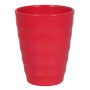 Keramik-Übertopf IZEH für Orchideen, rot, 17cm, Ø14cm