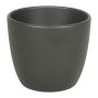 Keramiktopf für Pflanzen klein TEHERAN BASAR, anthrazit-matt, 6,5cm, Ø8,5cm