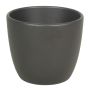 Topf für Pflanzen Keramik TEHERAN BASAR, anthrazit-matt, 19,5cm, Ø22,5cm
