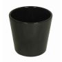 Keramiktopf für Orchideen BANEH, schwarz, 12,5cm, Ø13,5cm
