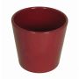 Keramiktopf für Orchideen BANEH, weinrot, 12,5cm, Ø13,5cm