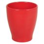 Keramik Topf für Orchideen MALAYER, rot, 15cm, Ø13,2cm
