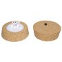 Deckel aus Kork ROYA mit LEDs, beige, 3,2cm, Ø10,5cm