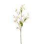 Kunstzweig Wunderbaum GROBAS mit Blüten, creme, 80cm
