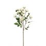 Kunstblume Rosenzweig TOSSA, weiß, 60cm, Ø1-4cm