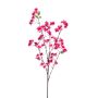 Künstlicher Zierpfirsich Zweig SANTANA mit Blüten, pink, 100cm