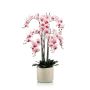 Kunstorchidee Phalaenopsis CECILE, Keramiktopf, rosa-pink, 100cm