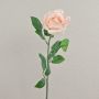 Kunstblume Rose PEZOS, zartrosa, 60cm, Ø10cm