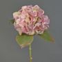 Kunstblume Hortensie AMARILDO, rosa-gelb, 50cm, Ø16cm