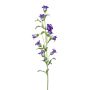 Deko Kunstblume Glockenblume AIMI, dunkellila-weiß, 90cm, Ø3-5cm