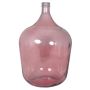 Weinballon aus Glas ILINCA, rosa-klar, 55cm, Ø38cm, 34L