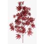 Kunst Zweig Japanischer Ahorn ALETTO, schwer entflammbar, rot, 70cm