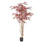 Kunstpflanze Japanischer Ahornbaum ILIANU, Echtstämme, rot, 180cm