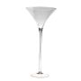 Große Cocktailschale SACHA AIR, Standfuß, Glas, klar, 70cm, Ø31cm