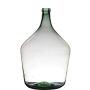 Ballonvase JENSON, Glas, recycelt, klar-grün, 46cm, Ø29cm, 15L
