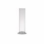 Vase für Einzelblumen ABIRAMY aus Glas, Standfuß, klar 25cm, Ø6cm