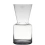Dekorative Vase FAHSAI aus Glas, klar, 30cm, Ø15cm