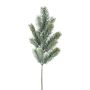 Dekozweig Blautanne SLOVAN, gefroren, weiß-grün, 50cm