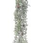 Dekohänger Lärche WODRI, Steckstab, Zapfen, gefroren, weiß-grün, 125cm