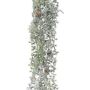Deko Girlande Lärche WODRI, Zapfen, gefroren, weiß-grün, 190cm