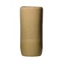 Keramik Vase DANYLO, Rautenmuster, grün-braun, 28cm, Ø13cm