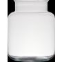 Glas Windlicht KARIN EARTH, recycelt, klar, 24cm, Ø17cm