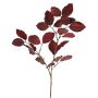 Samt Buche Zweig GALFHY, burgunderrot, 70cm