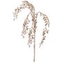 Künstlicher Zweig Pfefferbaum RALFHY mit Beeren, metallic-hellrosa, 80cm