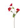 Deko Zweig Mohnblume MIROLB, rot, 70cm