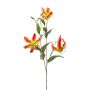 Deko Zweig Gloriosa TROFEL, orange-gelb, 90cm