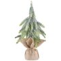 Dekobaum Fichte URUM im Jutesack, gefroren, 35cm