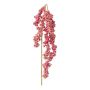 Künstlicher Zweig Holunder FAVLER, Beeren, rosa, 75cm