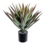 Kunst Palme Yucca elephantipes PLEMO, grün-rot, 50cm