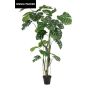 Kunstpflanze Philodendron monstera deliciosa TANIESO, Kunststamm, Luftwurzeln, 210cm