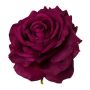 Künstliche Blüte Rose ERONK, 6 Stück, lila, 8,5cm, Ø10,5cm