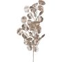 Kunstzweig Eukalyptus DRAVEL, champagner, 75cm