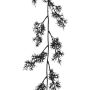 Kunstgirlande Asparagus sprengeri NAFTY, schwarz, 175cm