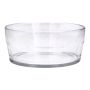Pflanzschale CRAMENTA aus Glas, transparent, 8cm, Ø19cm