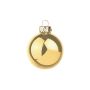 Weihnachtsbaumkugel CLARIBELLE, glänzend, 30 Stück, gold, Ø6cm