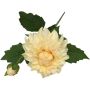 Kunstblume Dahlie WERNYT, creme-aprikose, 45cm